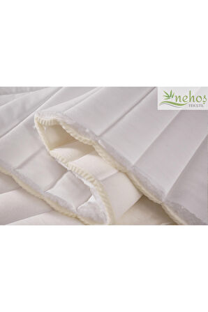 Kapitone Kalın Süngerli Bambu Fitted Telalı Yatak Koruyucu Çarşaf Alez Thick 10 EBAT