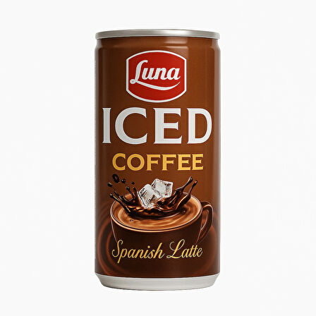 LUNA ICED COFFEE SPANİSH LATTE 195 GR x24 adet