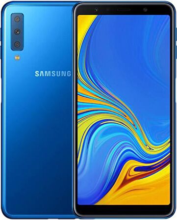 Samsung Galaxy A7 2018 A750 MAVİ 64 GB YENİLENMİŞ ÜRÜN AÇIKLAMA KISMINI OKUYUN