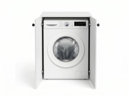 Kenzlife membran çamaşır makinesi dolabı kapaklı tatyana byzbyz çerçeve 90*70*60 mebran kapak MDF gövde banyo ofis kapaklı arkalıksız