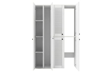 Kenzlife membran çamaşır kurutma makinesi dolabı yaromira sol byzbyz panjur 180*120*64 mebran kapak MDF gövde