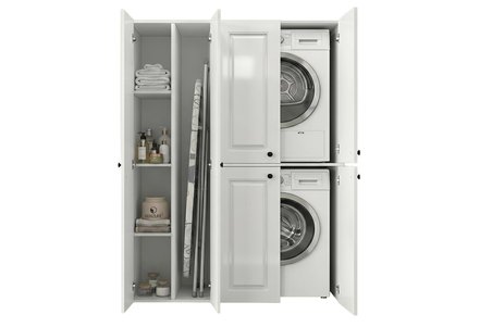 Kenzlife membran çamaşır kurutma makinesi dolabı yaromira sol byzbyz çerçeve 180*120*64 mebran kapak suntalam gövde