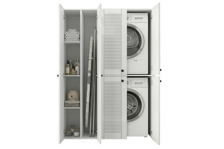 Kenzlife membran çamaşır kurutma makinesi dolabı yaromira sol byzbyz panjur 180*120*64 mebran kapak suntalam gövde