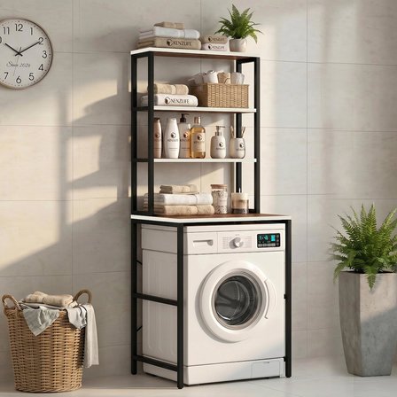 Kenzlife çamaşır kurutma makinesi dolabı domaniç cvzsyh 180*070*60 mat suntalam metal siyah boya
