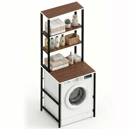 Kenzlife çamaşır kurutma makinesi dolabı domaniç cvzsyh 180*070*60 mat suntalam metal siyah boya