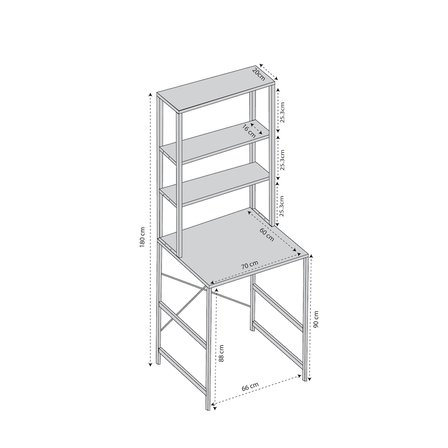 Kenzlife çamaşır kurutma makinesi dolabı domaniç cvzsyh 180*070*60 mat suntalam metal siyah boya