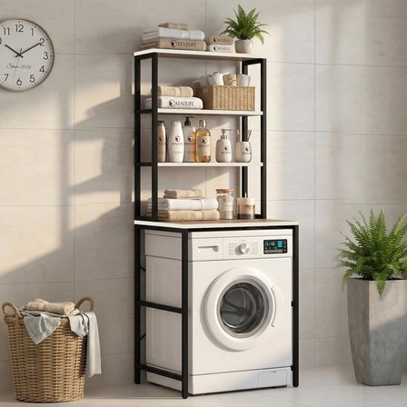 Kenzlife çamaşır kurutma makinesi dolabı domaniç crdsyh 180*070*60 mat suntalam metal siyah boya