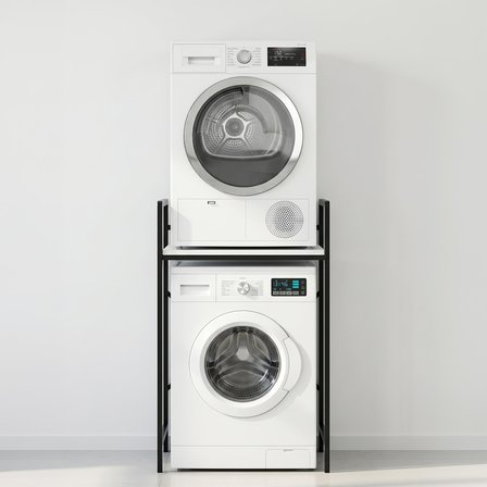 Kenzlife çamaşır kurutma makinesi dolabı kinyas byzsyh 115*070*60 mat suntalam metal siyah boya