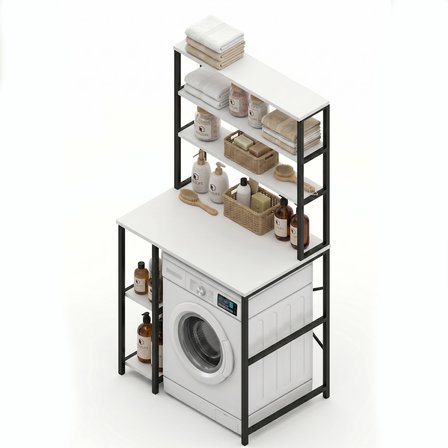 Kenzlife çamaşır kurutma makinesi dolabı ıstranca byzsyh 180*070*60 mat suntalam metal siyah boya