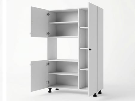 Kenzlife mini fırın dolabı alpkuntsağ byz 148*90*30 ayaklı mikroalga midi fırın mutfak + tekli duvar rafı hediyeli