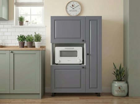 Kenzlife membran mini fırın dolabı alpkuntsağ gribyz çerçeve 148*90*30 mebran kapak MDF gövde