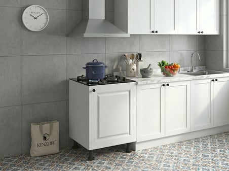 Kenzlife membran ocak dolabı kamuran byzbyz çerçeve 85*60*56 mebran kapak MDF gövde arkalıksız