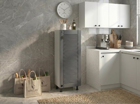 Kenzlife membran sepetli kilitli mutfak dolabı ruberukilit gribyz panjur 122*45*30 mebran kapak suntalam gövde