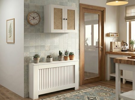 Kenzlife hazır mutfak dolabı mihrimah mat beyaz 080*60*32 jut kare kapak suntalam gövde arkalıklı