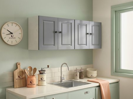 Kenzlife membran hazır mutfak dolabı esma gribyz çerçeve 160*60*22 mebran kapak suntalam gövde arkalıklı