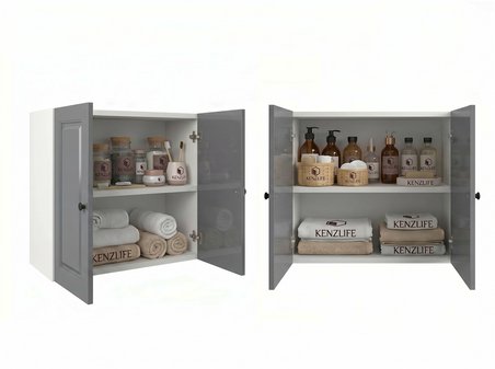 Kenzlife membran hazır mutfak dolabı esma gribyz çerçeve 160*60*22 mebran kapak suntalam gövde arkalıklı