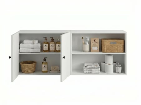 Kenzlife hazır mutfak dolabı supsup mat beyaz 160*60*32 arkalıklı suntalam