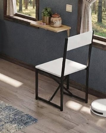 Kenzlife mutfak yemek sandalyesi arhavi byzsyh 1 adet sandalye metal