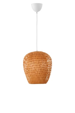 Bohem Bambu Boja Pendant Sarkıt Avize Lamba 25 Cm - Iskandinav, Modern, Bohem, Rattan Aydınlatma