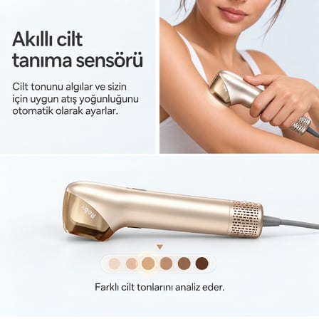 Robx A2030 IPL Sapphire Sogutma 35 joule Ultra Güç Hızlı Etki Çoklu Seri Otomatik Atım Gold