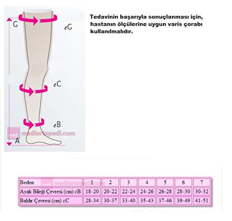 Mediven Elegance CCL 1 / Dizaltı-Burnu Açık / Ten Rengi Varis Çorabı ( M BEDEN )