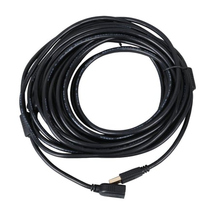 10 Metre USB-A 2.0 Dişi Erkek Uzatma Kablosu Siyah