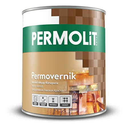 KALİTE - PERMOLİT VERNİKLİ AHŞAP KORUYUCU - YEŞİL - 2,5 LT