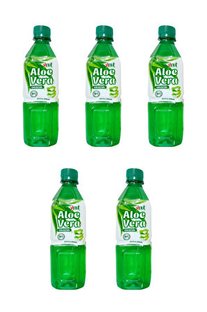 VİNUT ALOE VERA PARÇACIKLI İÇECEK 500 ML X5 ADET