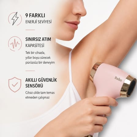 Robx A01 Buz Soğutmalı IPL Cilt Tanıma Sensörü Akne Ve Cilt Gençleştirme Bir arada Seri Atım
