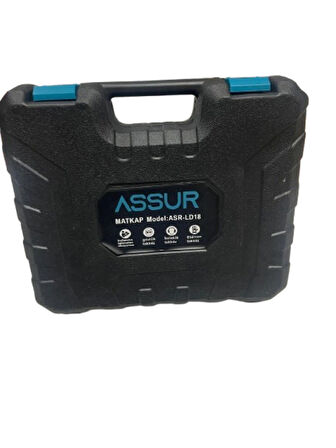 ASSUR 12v Çift Akülü Vidalama Metal Şanzıman Şarjlı Matkap