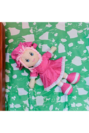 Mira Peluş Bez Bebek 45CM Pembe