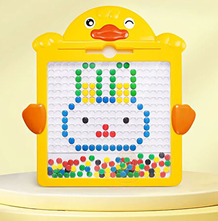 Sevimli Ördek Manyetik Çizim Tahtası Kalem Tutmaya Yardımcı Eğitim - 1 Adet