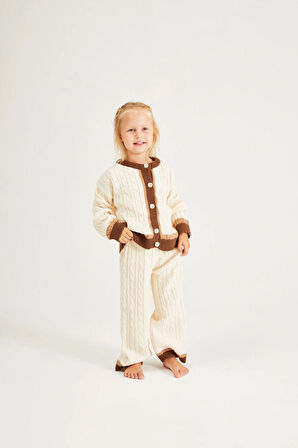 KIZ ÇOCUK %100 PAMUKLU TRİKO 2'Lİ ALT - ÜST TAKIM 