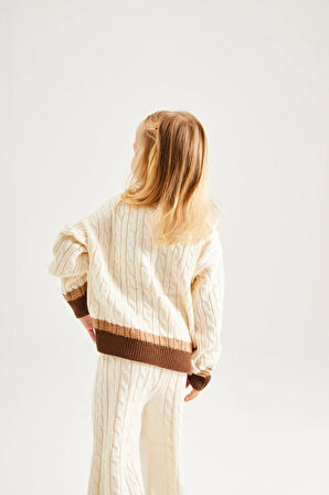 KIZ ÇOCUK %100 PAMUKLU TRİKO 2'Lİ ALT - ÜST TAKIM 