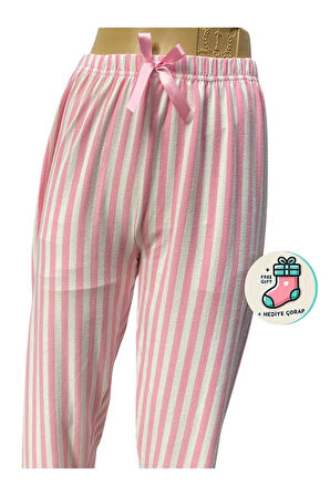 Lüx Unisex Mikro Süet Cepsiz Pijama Altı Tek Alt S3 - Çorap Hediyeli.