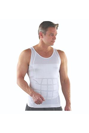 Erkek Slim'n Lift Göbek Bel Sıkılaştırıcı Korseli Atlet