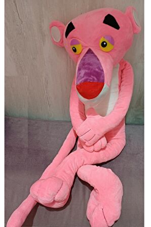 Pembe Panter 100cm Pink Panther Peluş 1 Metre Oyuncak Kadifemsi Harika Yüzey