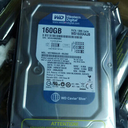 WD Caviar SE 160GB Internal 7200RPM 3.5" (WD1600AAJB-00J3A0) HDD