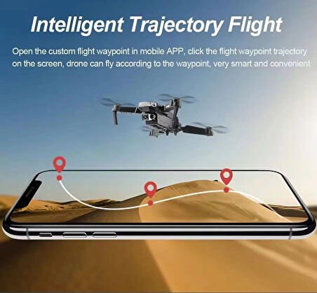 E88 Drone Uzaktan Kontrol Hd Kamera App Üzerinden