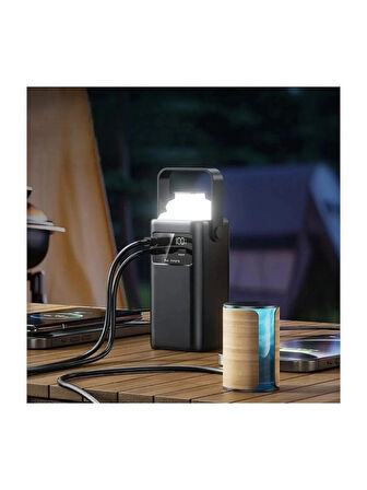 Ozmik 24.000 Mah Prime Dijital Göstergeli Dahili Ledli Kablolu Hızlı Powerbank taşınabilir