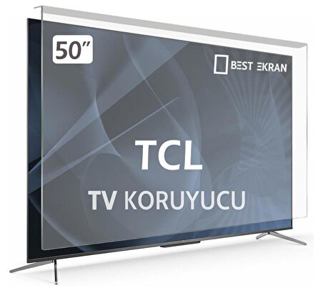 TCL 50C645 TV EKRAN KORUYUCU - Tcl 50" inç 126 cm 127 Ekran Koruyucu