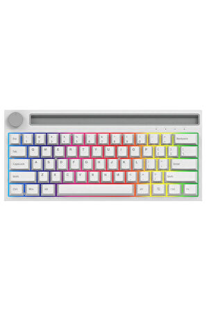 K620T Kablosuz Mekanik Klavye Hot Swap 62 Tuş RGB, IOS/ ANDROID/ PC Uyumlu
