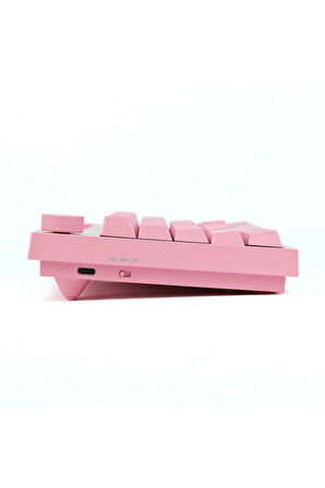 K620T Kablosuz Mekanik Klavye Hot Swap 62 Tuş RGB, IOS/ ANDROID/ PC Uyumlu