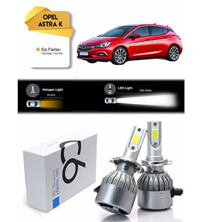 Opel Astra K Sis Farı Led Xenon Şimşek Etkili