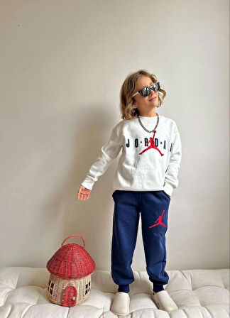 ERKEK ÇOCUK %100 PAMUKLU ALT - ÜST EŞOFMAN TAKIMI