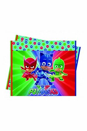 dzc kuzenler avm pijamaskeliler PJMASKS temalı günluk gunluk ve parti masa ortüsü muşamba120*180cm