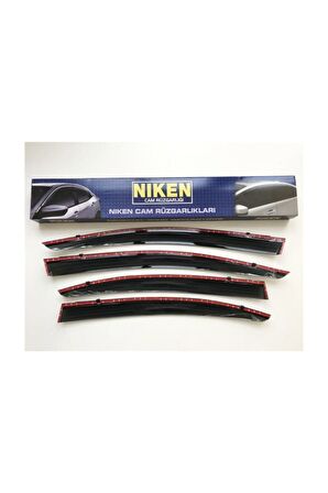 Fiat Linea Kromlu Cam Rüzgarlığı 4'lü Set (2007-2017) Niken