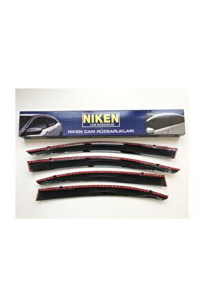 Ford Fiesta Kromlu Cam Rüzgarlığı 4'lü Set (2009-2018) Niken