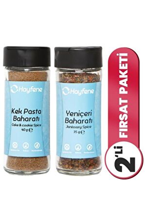 Kek Pasta Baharatı Ve Yeniçeri Baharatı 2'li Baharat Seti