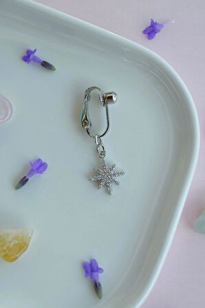 Kutup Yıldızı Figürlü Deliksiz Göbek Piercingi